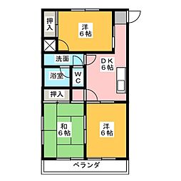 間取図画像 3DK