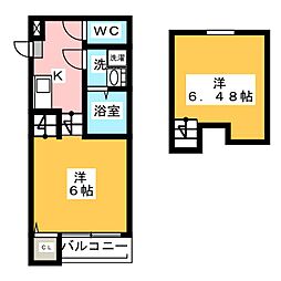 スパジオフェリーチェ 1Kの間取図画像