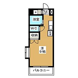 ファースト吉川 ワンルームの間取図画像