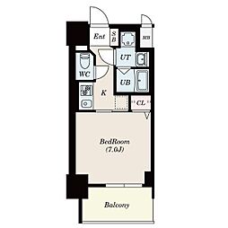 S-RESIDENCE浄心East 1Kの間取図画像