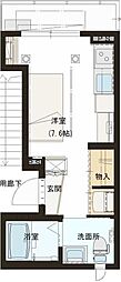 メゾンカミーユ ワンルームの間取図画像