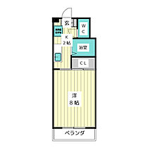 サンライズ高間  ｜ 愛知県名古屋市名東区高間町（賃貸マンション1K・2階・24.85㎡） その2