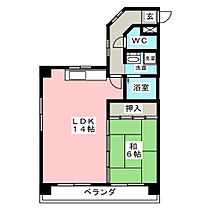 幸和マンション  ｜ 愛知県名古屋市名東区八前２丁目（賃貸マンション1LDK・4階・46.36㎡） その2