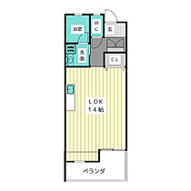 Ｍ・Ｋフラッツ  ｜ 愛知県名古屋市名東区引山１丁目（賃貸マンション1R・2階・37.10㎡） その2