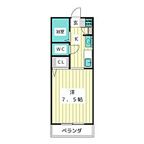 ラフォーレ一社  ｜ 愛知県名古屋市名東区一社２丁目（賃貸マンション1K・2階・23.46㎡） その2