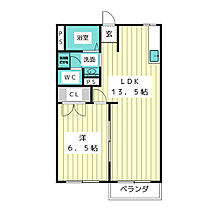 第3コーポ豊  ｜ 愛知県名古屋市名東区赤松台（賃貸アパート1LDK・2階・43.20㎡） その2