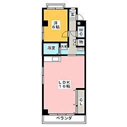 間取図画像 1LDK