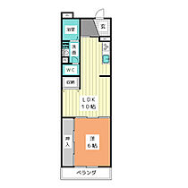 アーバンラフレ星ヶ丘4号棟  ｜ 愛知県名古屋市千種区星ケ丘１丁目（賃貸マンション1DK・3階・44.70㎡） その2