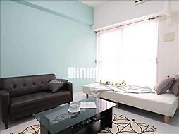 アンビックス・プリア茶屋ヶ坂 5階1Kのリビング/ダイニング