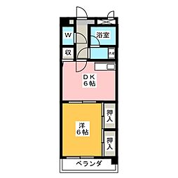 間取図画像 1DK