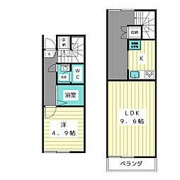 レオネクスト大久手I 1階1LDKの間取り