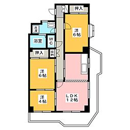 間取図画像 3LDK