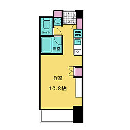 Ritzy本山 2階ワンルームの間取り