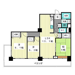 間取図画像 3LDK