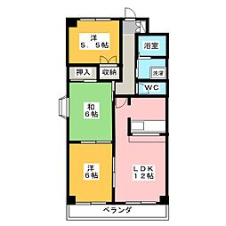 ソフィアメゾン 3LDKの間取図画像