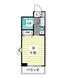 メゾン・ド・エトワール ワンルームの間取図画像