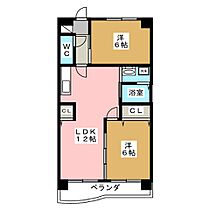 豊島ビル  ｜ 愛知県名古屋市北区若葉通５丁目（賃貸マンション2LDK・3階・53.46㎡） その2