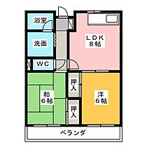 メゾン大曽根  ｜ 愛知県名古屋市北区山田１丁目（賃貸マンション2LDK・5階・51.75㎡） その2