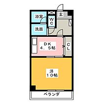 末広ビル  ｜ 愛知県名古屋市北区山田１丁目（賃貸マンション1DK・4階・37.77㎡） その2