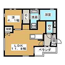 ＡＬＥＸ  ｜ 愛知県名古屋市東区矢田５丁目（賃貸アパート1LDK・2階・40.02㎡） その2