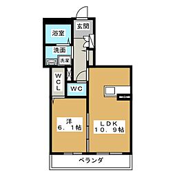 間取図画像 1LDK