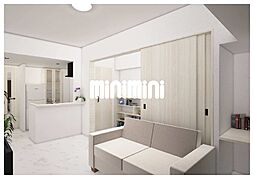 シュガーヒルズ大曽根テラス 703 7階1LDKのリビング/ダイニング