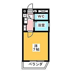 ＣＲＥＸ大曽根 2階1Kの間取り