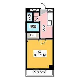 間取図画像 1K