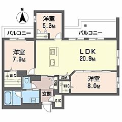 物件の間取り