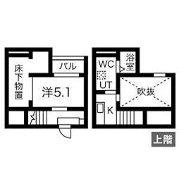 アドラブール新守山 ワンルームの間取図画像