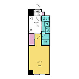 ZefirOzone 1Kの間取図画像