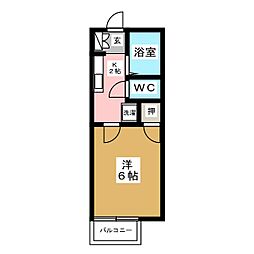 シャンブル大曽根 1Kの間取図画像