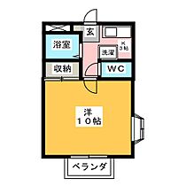 ベルメゾンＢ棟  ｜ 愛知県清須市西枇杷島町南二ツ杁（賃貸マンション1K・1階・27.84㎡） その2