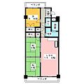 宝庄内公園ハイツ2階6.8万円