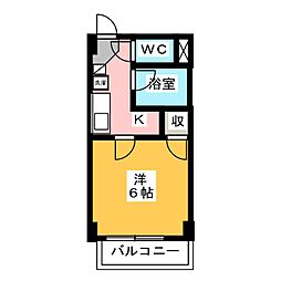 アネックス西枇杷島 1Kの間取図画像