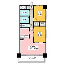 ペガサス34 101 ｜ 愛知県名古屋市西区野南町（賃貸マンション2LDK・1階・61.04㎡） その2