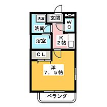 ヴィラ　アウローラ  ｜ 愛知県名古屋市西区砂原町（賃貸マンション1K・4階・24.84㎡） その2