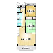 ピーナッツボーイII 201 ｜ 愛知県名古屋市西区浮野町130（賃貸マンション2LDK・2階・56.70㎡） その1