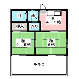 間取図画像 2DK