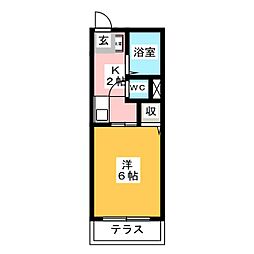 間取図画像 1K