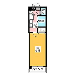 間取図画像 1K
