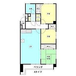 レジデンス翔 3LDKの間取図画像