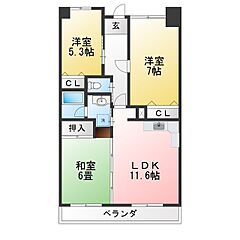 物件の間取り