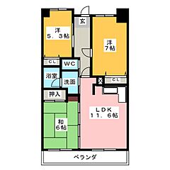 物件の間取り