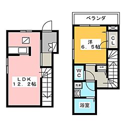 シャーメゾンYasuji 1LDKの間取図画像
