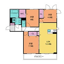 ベルヒルズB  ｜ 愛知県名古屋市千種区鹿子町４丁目38（賃貸アパート3LDK・2階・71.26㎡） その2