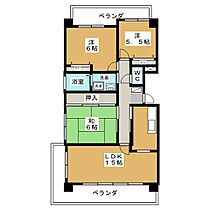 ウィスタリア星ヶ丘  ｜ 愛知県名古屋市名東区名東本町（賃貸マンション3LDK・1階・77.22㎡） その2