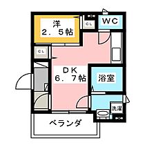 エルメゾン　ウイング  ｜ 愛知県名古屋市千種区鏡池通４丁目（賃貸アパート1DK・3階・25.79㎡） その2