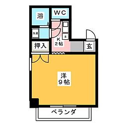 間取図画像 1K