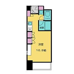 Ritzy本山 2階ワンルームの間取り
